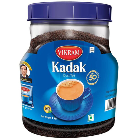 Vikram Kadak Dust Tea - 1kg Jar