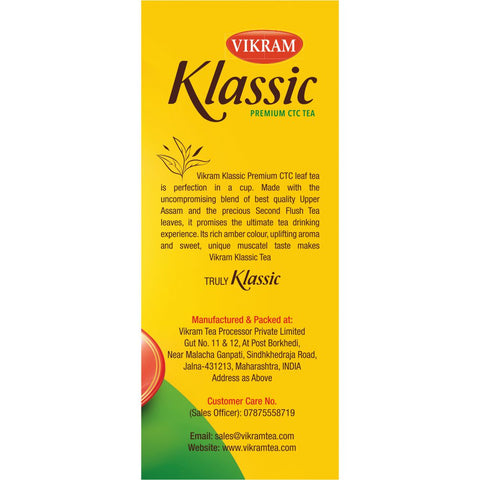 Vikram Klassic Premium CTC Tea  - 500g Box