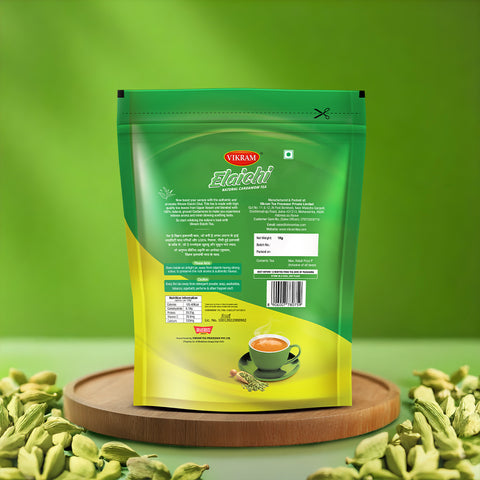 VIKRAM Elaichi CTC Tea | 100% Natural Ground Cardamom blended with Assam Tea -1kg