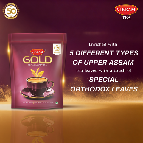Vikram Gold Special Mix Tea - 1Kg Pouch