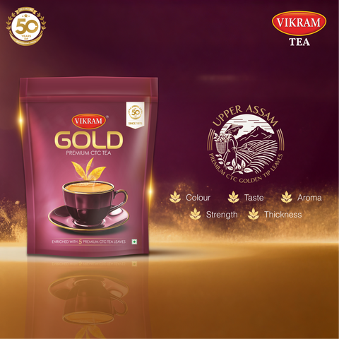 Vikram Gold Special Mix Tea - 1Kg Pouch