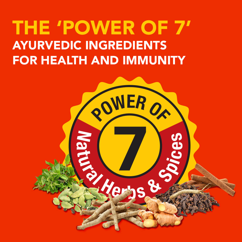 Vikram Kavach Immunity Booster Tea | Power Of 7 Natural Herbs & Spices