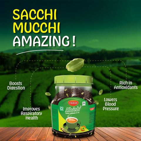 VIKRAM Elaichi CTC Tea | Sacchi Mucchi Amazing!