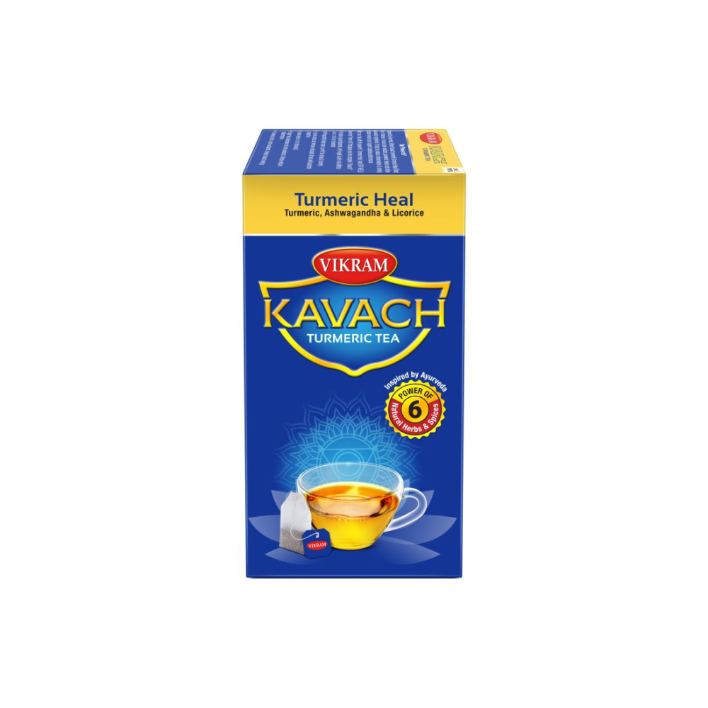 Vikram Kavach Turmeric Heal Herbal Tea  - 50g