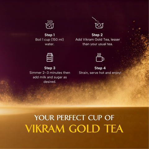 Vikram Gold Special Mix Tea - 1Kg Pouch