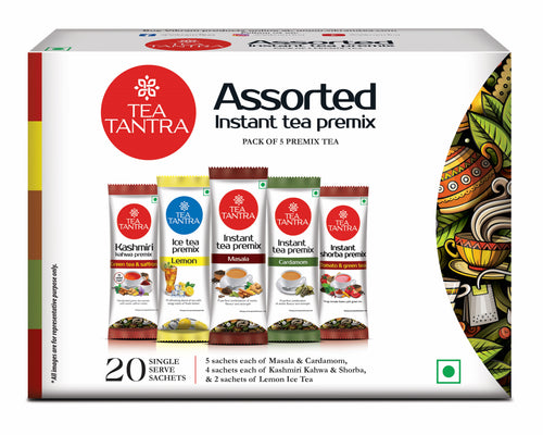 Tea Tantra Assorted 5-in-1 Instant Premix Collection
